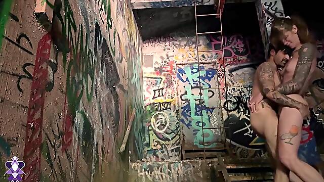Trans Angel Caught Screwing a Trans Guy in an Abandoned Building