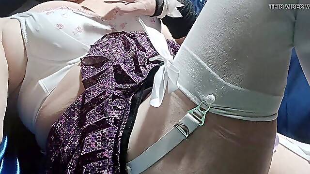 I just got this Bra, and skirt. I handled myself to a new Years have fun in panties