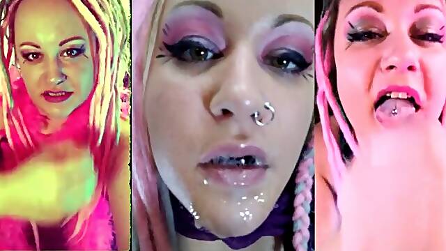 Wank off as the Shemale Tells the erotic story of Jordan being a homo Sissy fag