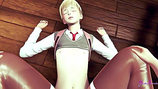 Yaoi Femboy - point of view kitty & StepSon dt and fucked