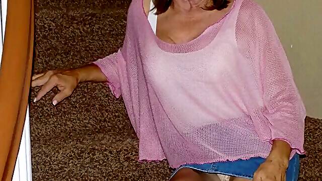 Crossdresser and thong shots