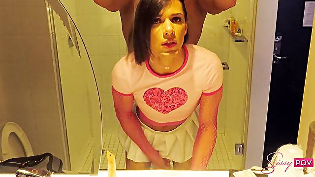 Behind the scenes pov fuckfest with Ash Steele