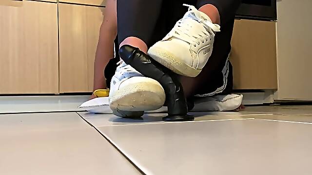 Sockjob and footjob