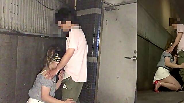 Asian Crossdresser Ayumi blowjob Analsex jizz Fucking Outside 021
