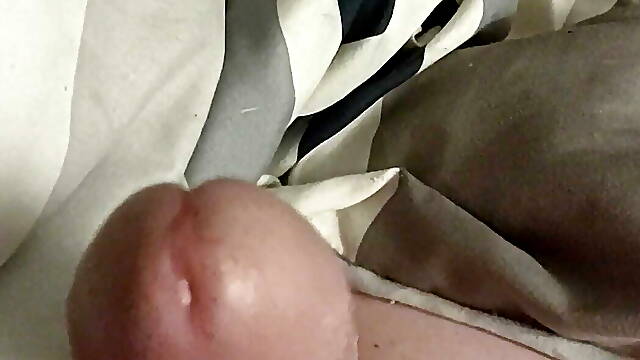 Edging and playing and eating precum