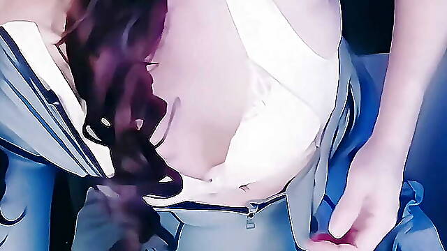 Transgender undress after a wet cum session