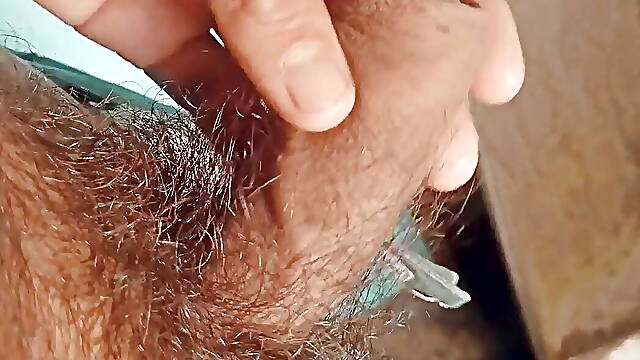 Gay masturbation video in train