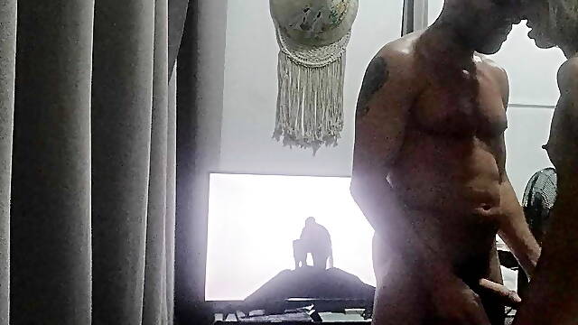 Slim and feminine arab sissy with real small tits and big nipples gets fucked in all positions
