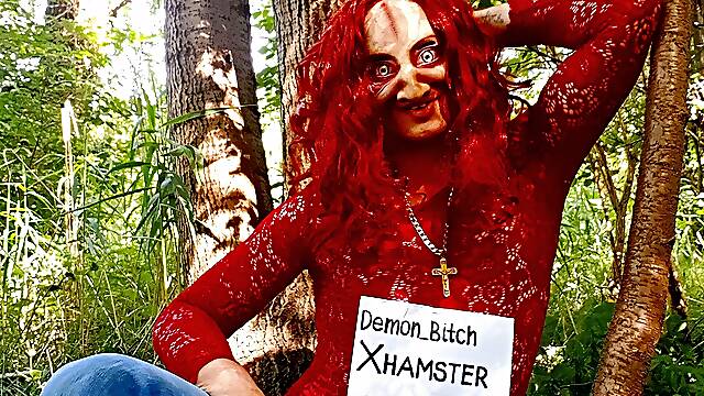 Horny Demon Bitch in the Forest 2