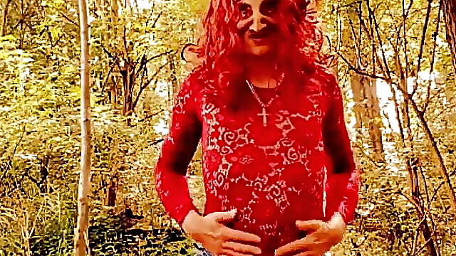 Demonic Horny Bitch in the Forest 3