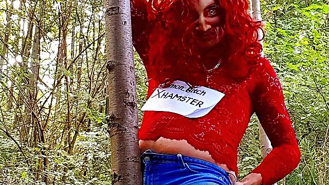 Demonic Horny Bitch in the Forest 3