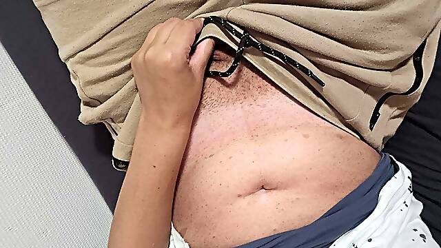 Boy 18 years old plays nice with his penis
