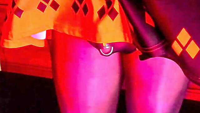JOI - Batman vs Harley Quinn - foot fetish - a sissy roleplay story