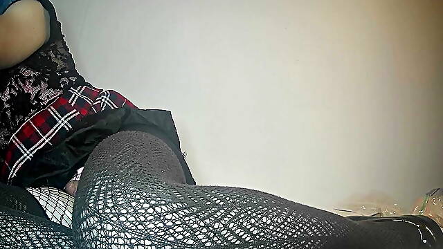 Sissy fucking herself with dildos