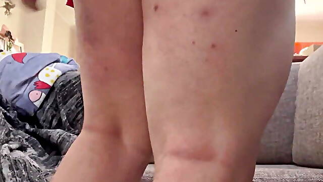 Elena Andreou Plays with Her Butt with a Bottle of Ouzo Plomari