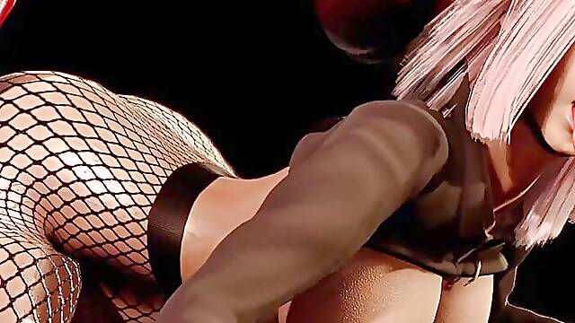 Hatano Miwa intense hard anal sex hot slut destroyed by huge demon cock at helloween party anal creampie inside