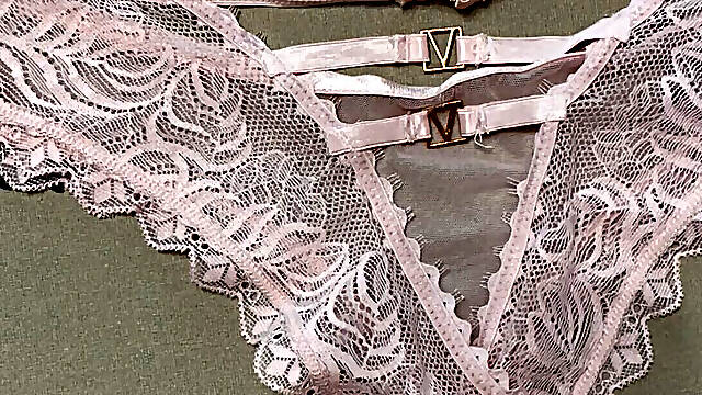 Cum over panties with my small