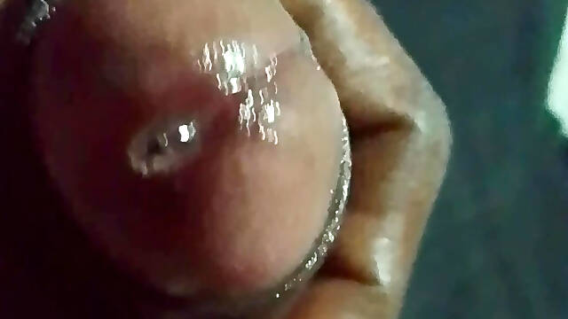 Oil on my black dick