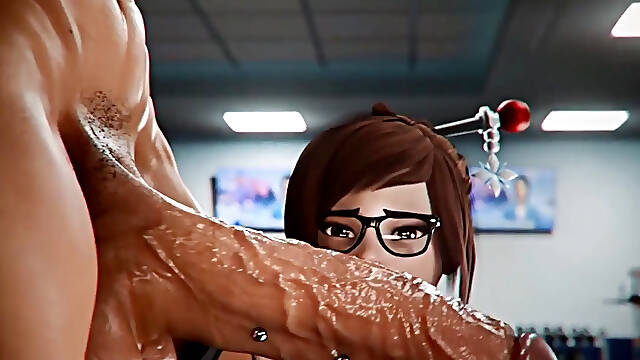 Horny Chubby Bitch gets Destroyed in the Gym by Monster BBC (3D Sexgame) HQ