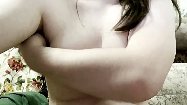 The Doll Shows Her Bare Breasts