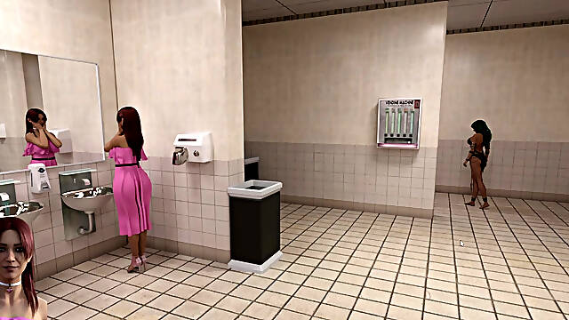 Shemale Fucking Girl Pussy In Toilet