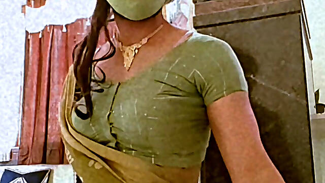 CD in saree anal pegging