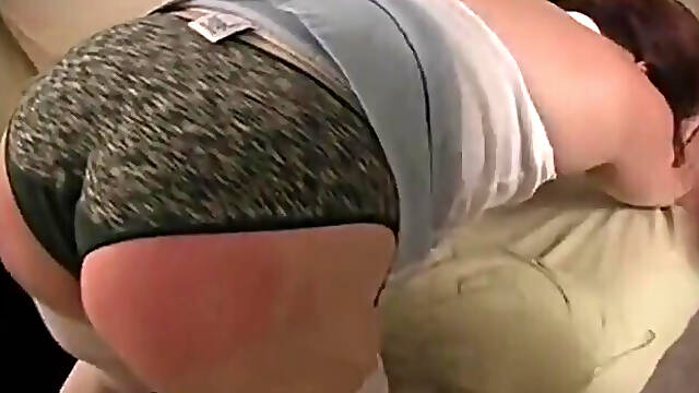 BBW Bad Girls: Living Room BBW Spanking