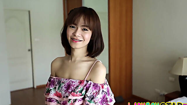 Ladyboystar - Super Slim Ladyboy Amateur Came to My Room for Sex