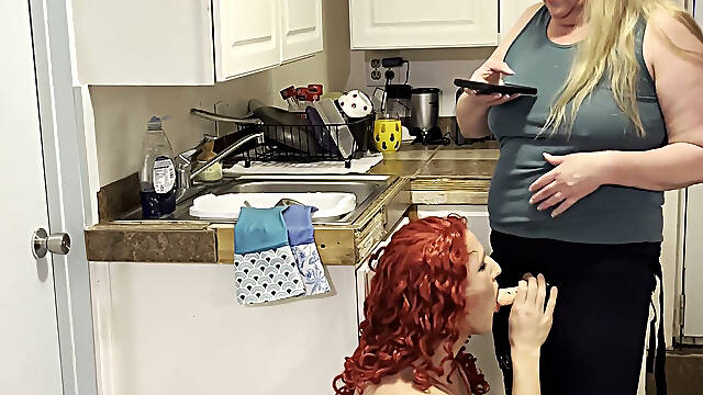 Crossdresser Bailey Wilde Pegged by Woman