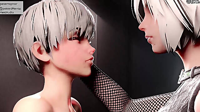 2B gives special 9S training