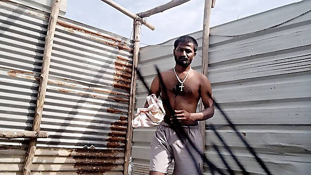 Xhard Indian Gay Filmmaker Shoot Outdoor Video