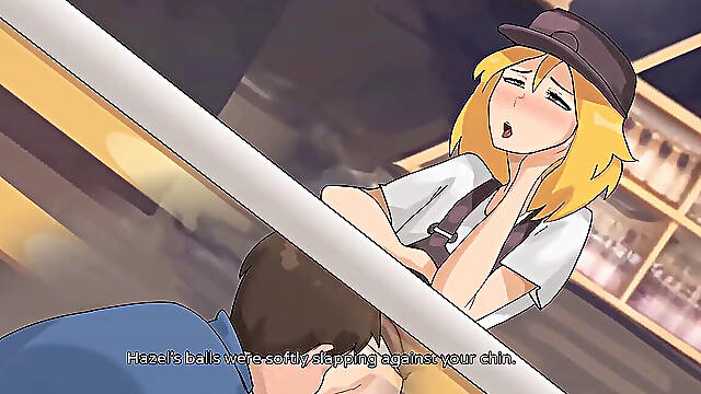 Hazelnut Latte: male Blows off lady Trans Barista Got His jaws Filled with Cum