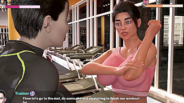 Bored wifey four Ms Moore Was Bored and Went to the Gym and Got penetrated.